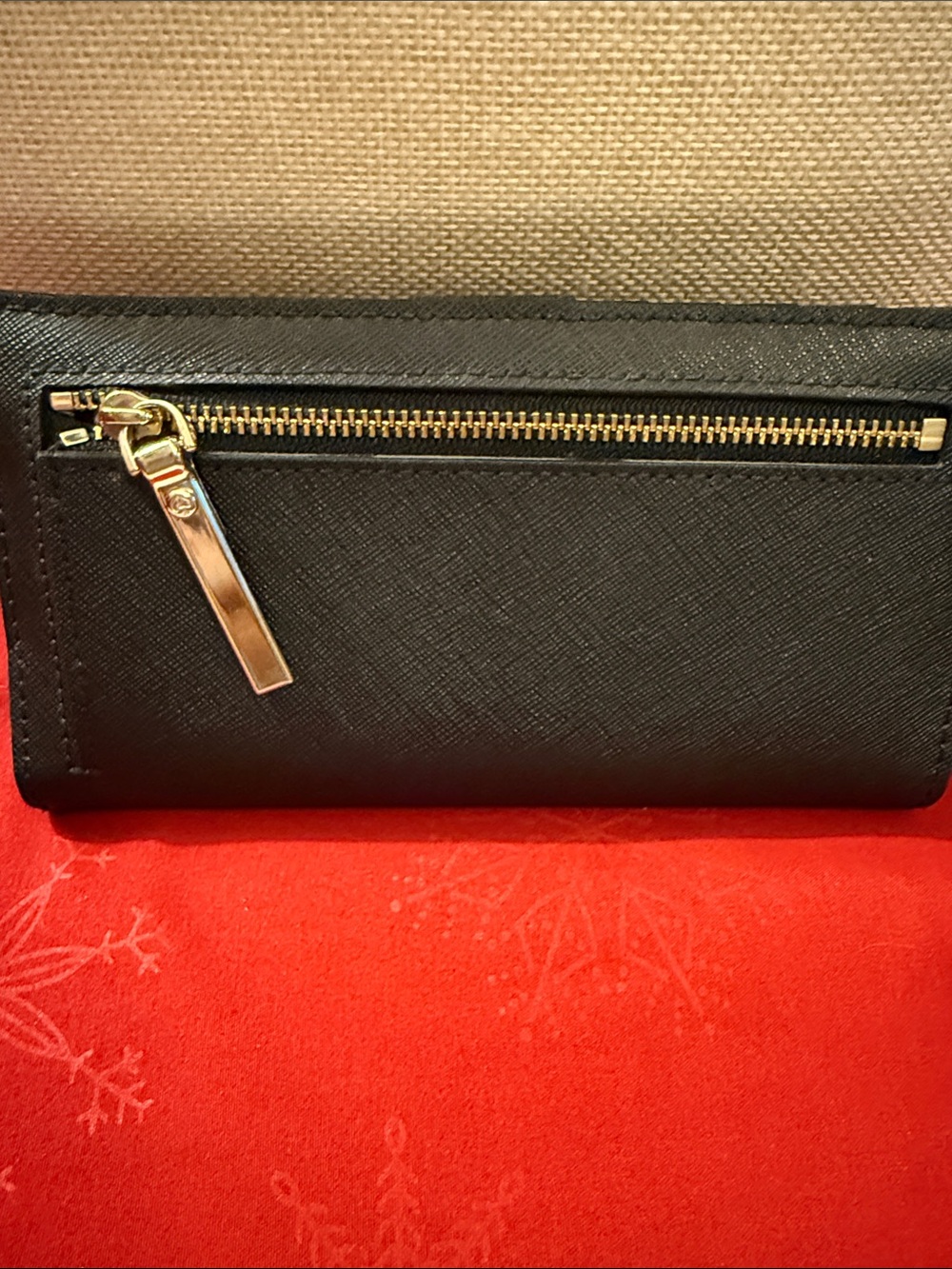 kate spade Black Wallet with Gold Logo - Picture 3 of 8